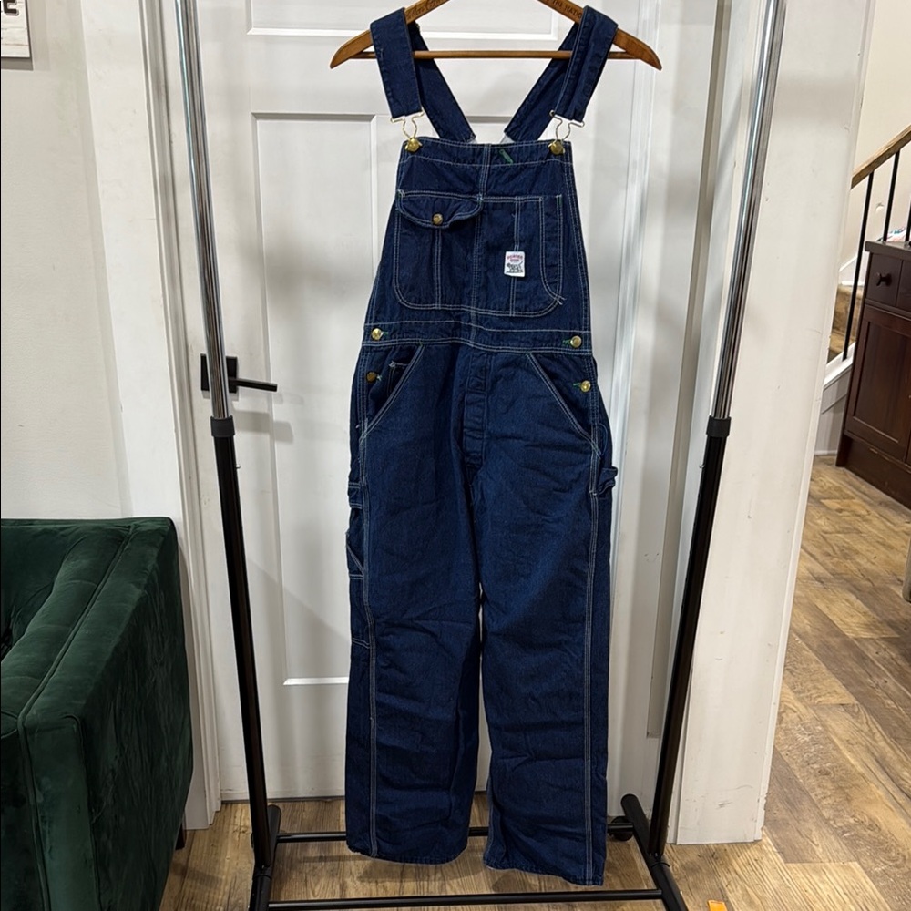 Vintage Pointer Overalls - dark blue - approx men’s 30”x29” or womens 6-8